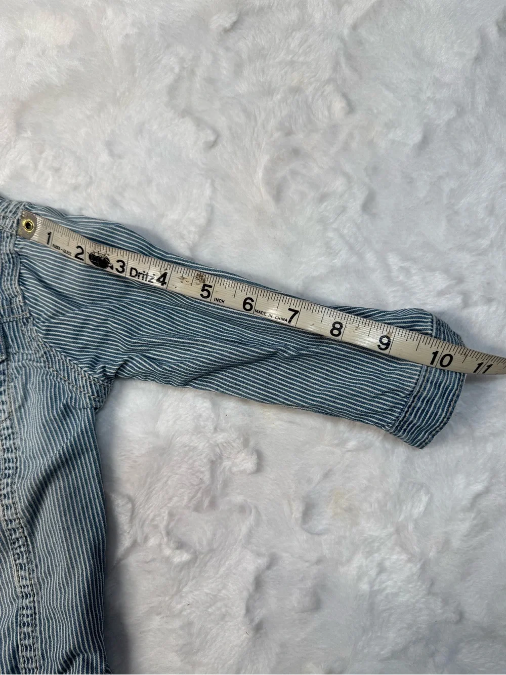 Striped Blue Denim Jacket for Kids by baby B’gosh